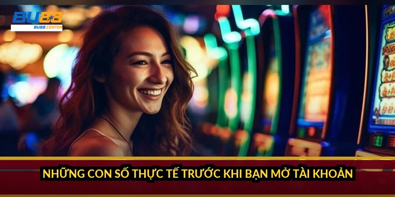 Những con số thực tế trước khi bạn mở tài khoản